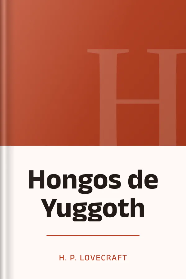 Hongos de Yuggoth de H. P. Lovecraft, portada del libro