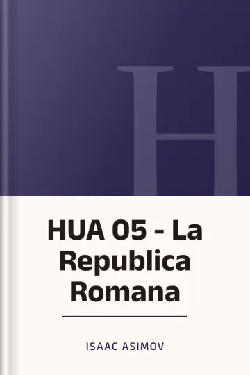 HUA 05 - La Republica Romana de Isaac Asimov, portada del libro
