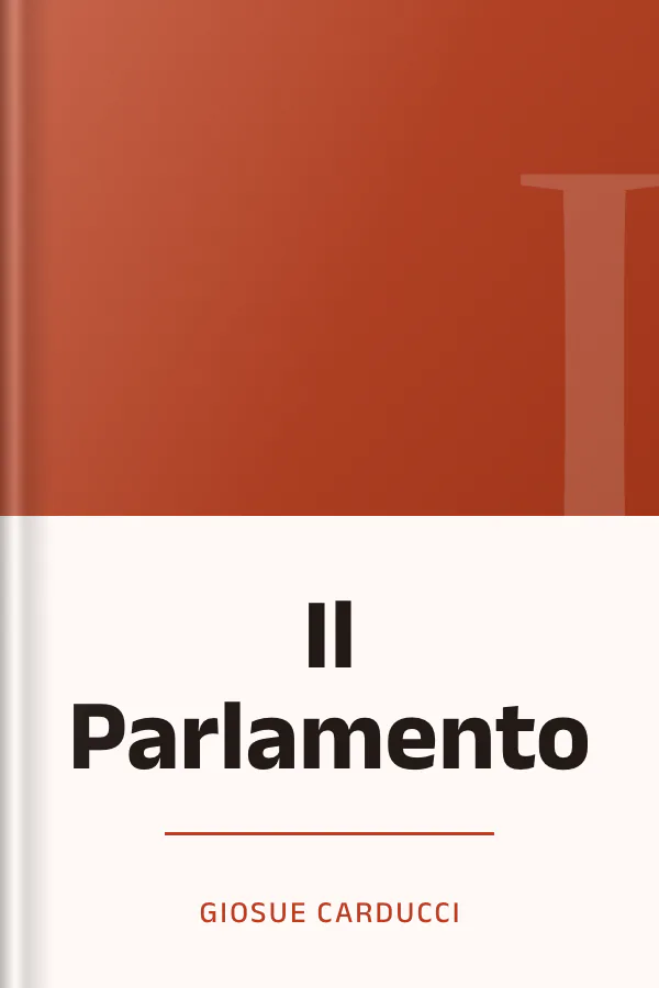 Il Parlamento de Giosue Carducci, portada del libro