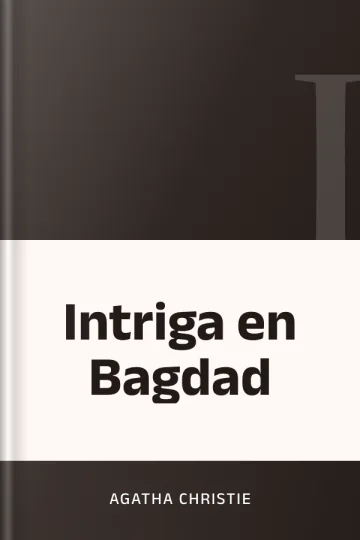 Intriga en Bagdad de Agatha Christie, portada del libro