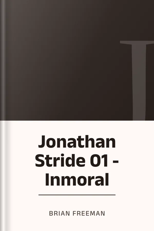 Jonathan Stride 01 - Inmoral de Brian Freeman, portada del libro