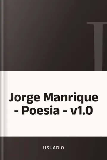 Jorge Manrique - Poesia - v1.0 de usuario, portada del libro