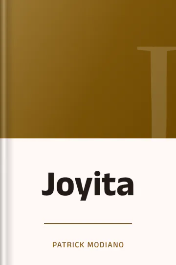 Joyita de Patrick Modiano, portada del libro