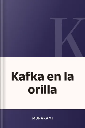 Kafka en la orilla de Murakami, portada del libro