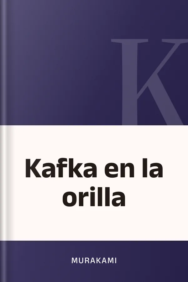 Kafka en la orilla de Murakami, portada del libro