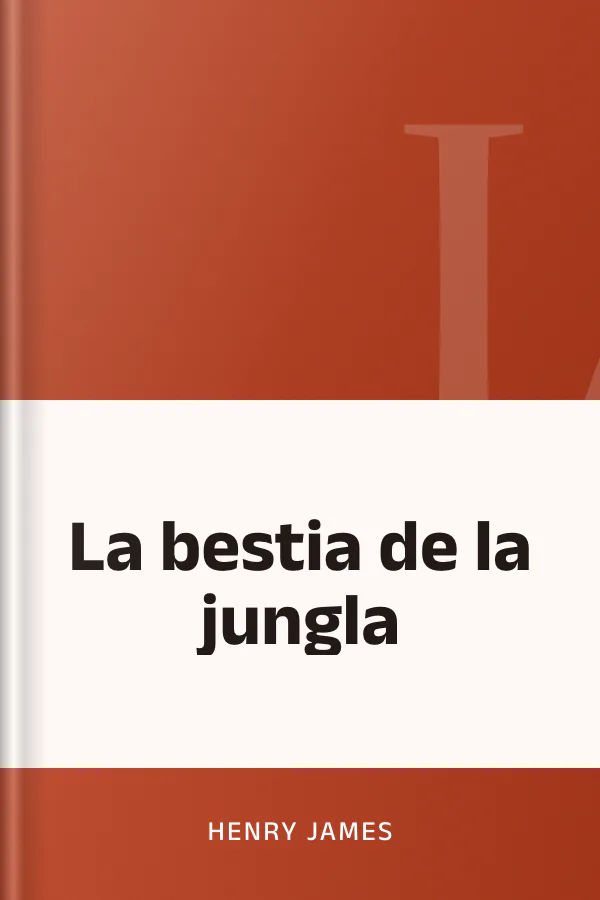 La bestia de la jungla de Henry James, portada del libro