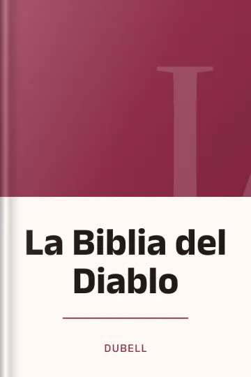 La Biblia del Diablo de Dubell, portada del libro