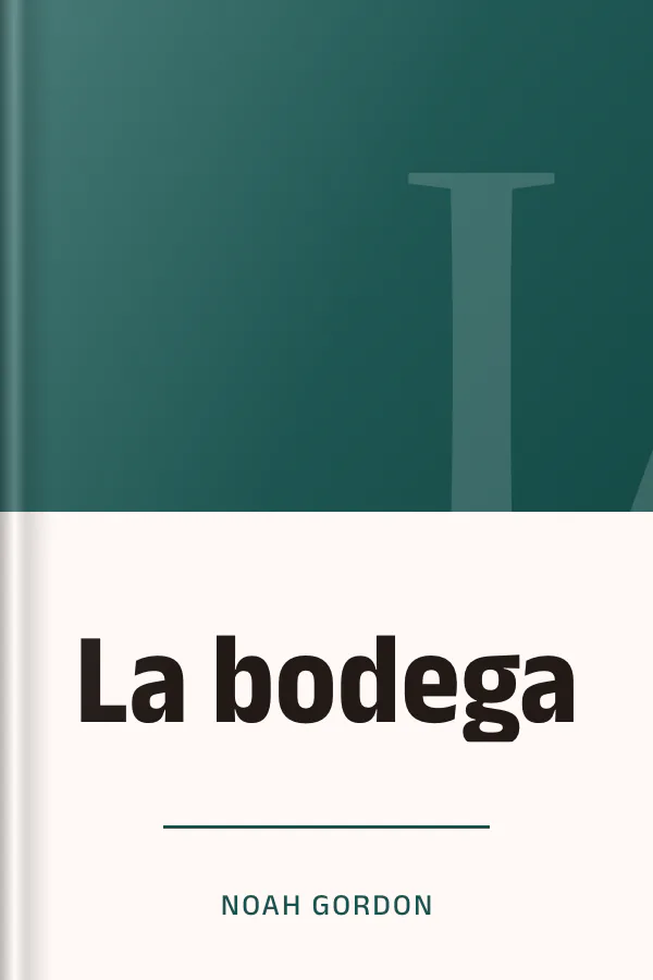 La bodega de Noah Gordon, portada del libro