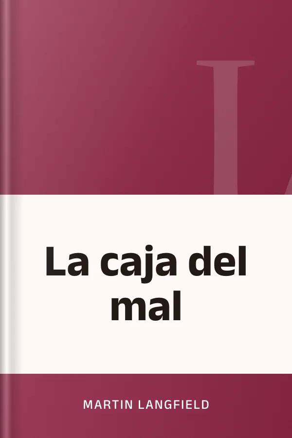 La caja del mal de Martin Langfield, portada del libro