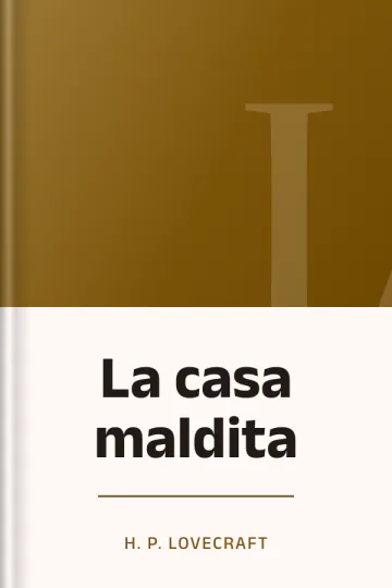 La casa maldita de H. P Lovecraft, portada del libro