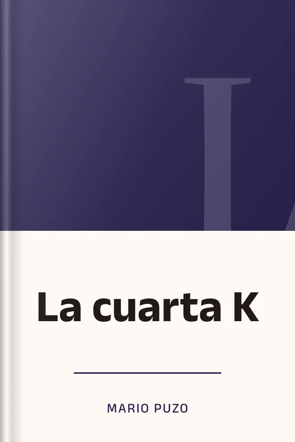 La cuarta K de Mario Puzo, portada del libro