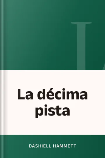 La décima pista de Dashiell Hammett, portada del libro