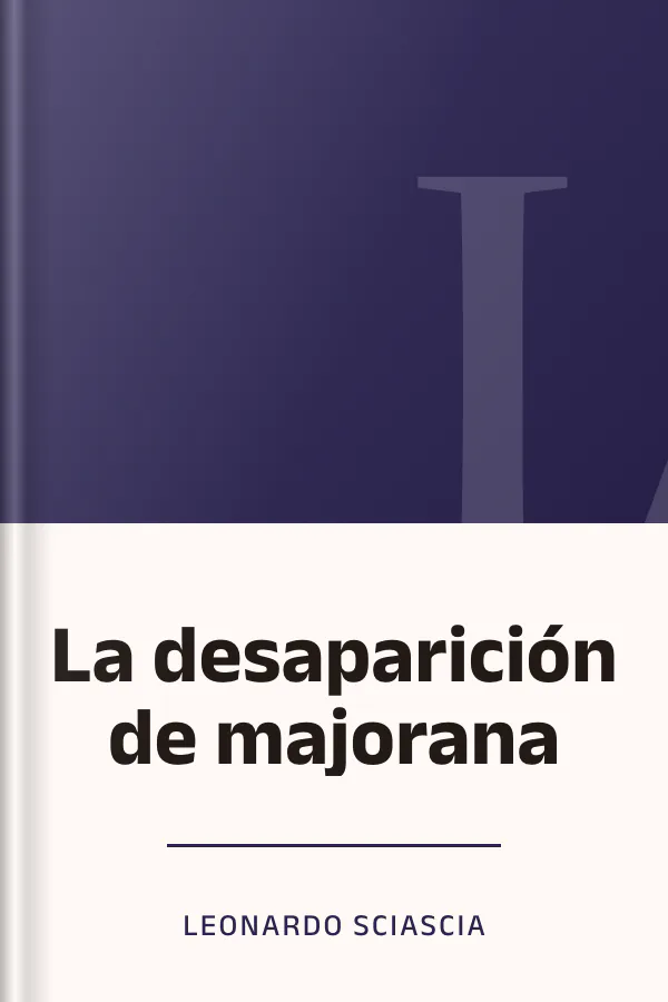 La desaparición de majorana de Leonardo Sciascia, portada del libro
