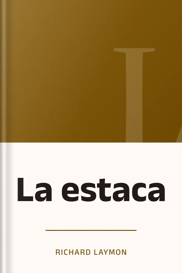 La estaca de Richard Laymon, portada del libro