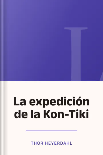 La expedición de la Kon-Tiki de Thor Heyerdahl, portada del libro