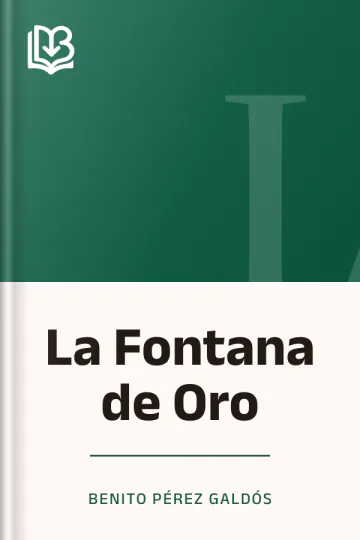 La Fontana de Oro de Benito Pérez Galdós, portada del libro