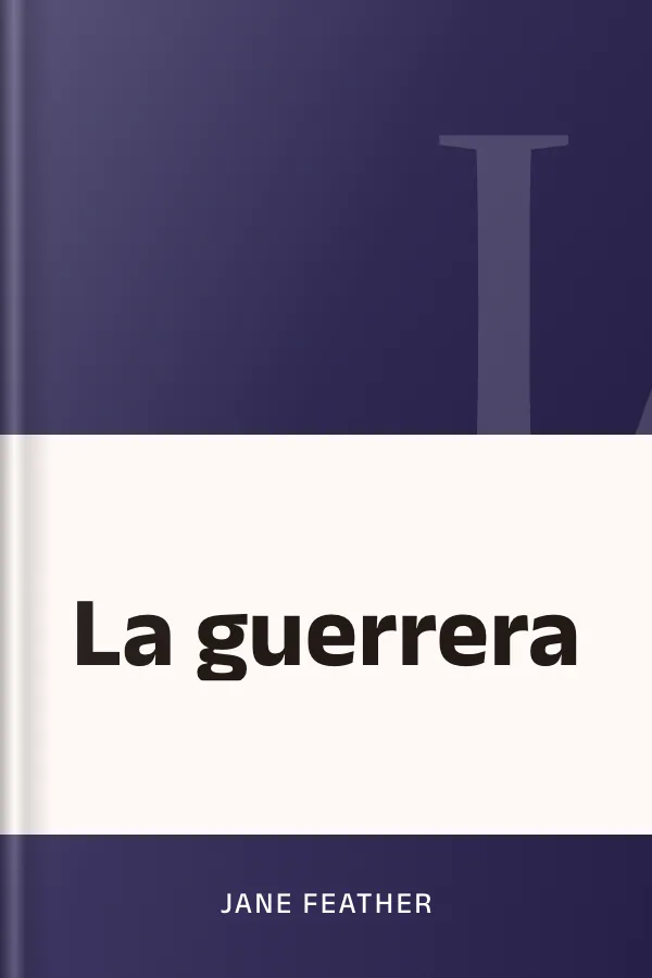La guerrera de Jane Feather, portada del libro