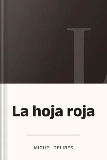 La hoja roja de Miguel Delibes, portada del libro
