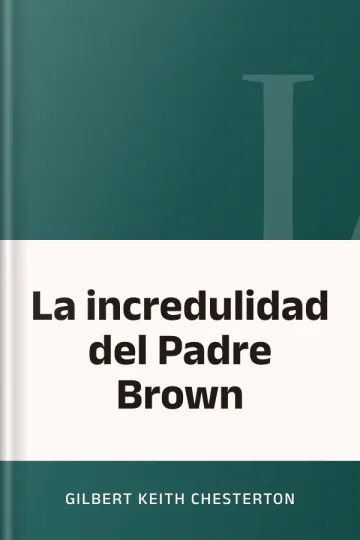 La incredulidad del Padre Brown de Gilbert Keith Chesterton, portada del libro