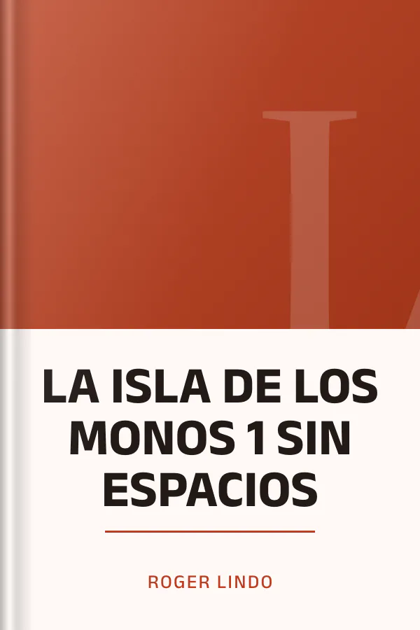 LA ISLA DE LOS MONOS 1 SIN ESPACIOS de Roger Lindo, portada del libro