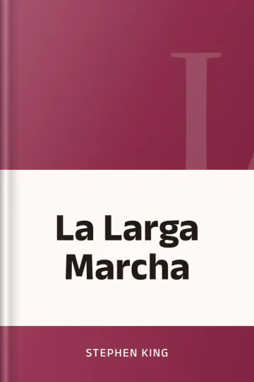 La Larga Marcha de Stephen King, portada del libro