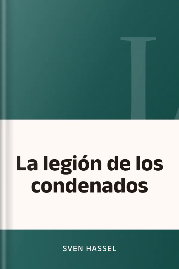 La legión de los condenados de Sven Hassel, portada del libro