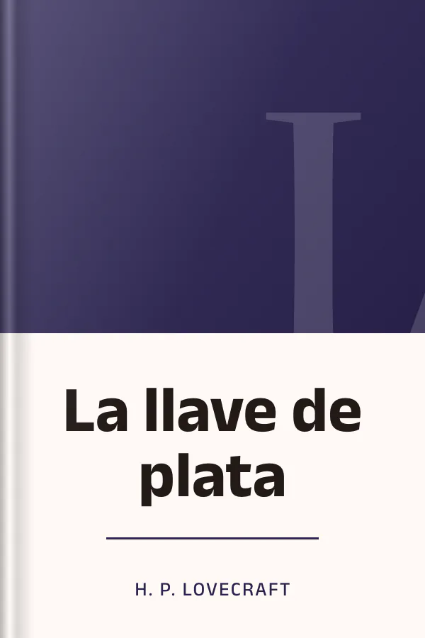 La llave de plata de H. P. Lovecraft, portada del libro