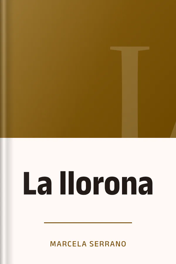 La llorona de Marcela Serrano, portada del libro