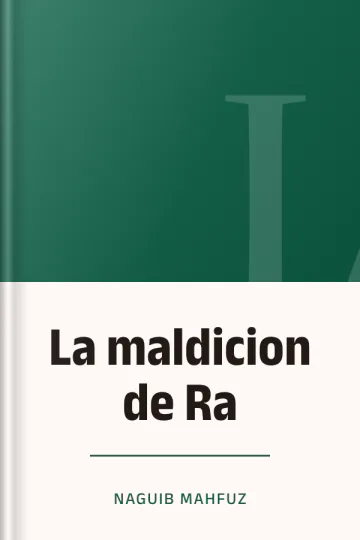La maldicion de Ra de Naguib Mahfuz, portada del libro