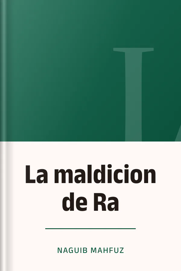 La maldicion de Ra de Naguib Mahfuz, portada del libro