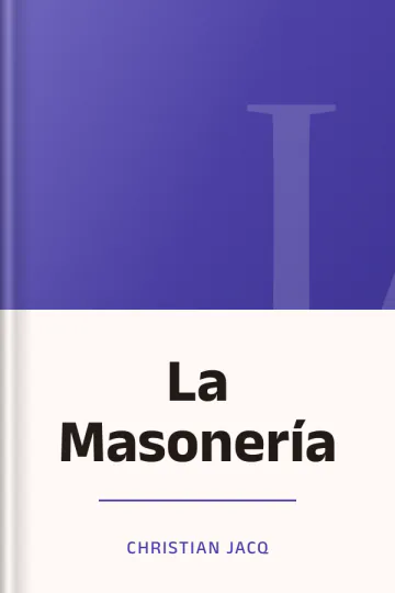 La Masonería de Christian Jacq, portada del libro