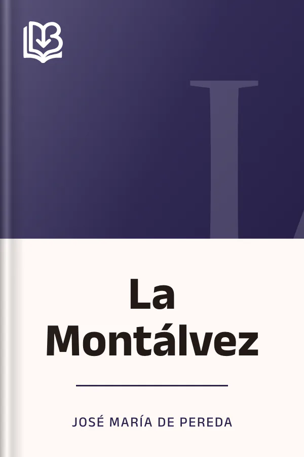 La Montálvez de José María de Pereda, portada del libro