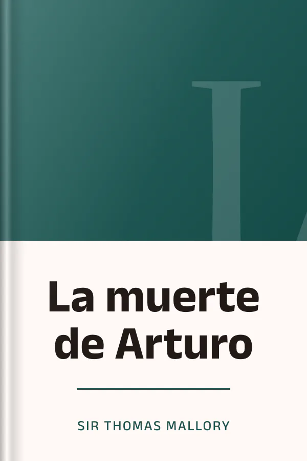 La muerte de Arturo de Sir Thomas Mallory, portada del libro