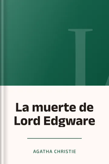 La muerte de Lord Edgware de Agatha Christie, portada del libro