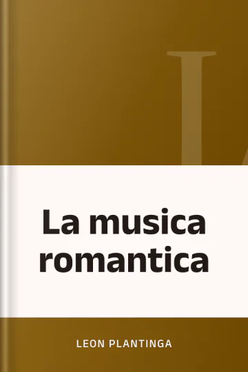 La musica romantica de Leon Plantinga, portada del libro