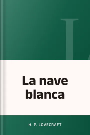 La nave blanca de H. P Lovecraft, portada del libro