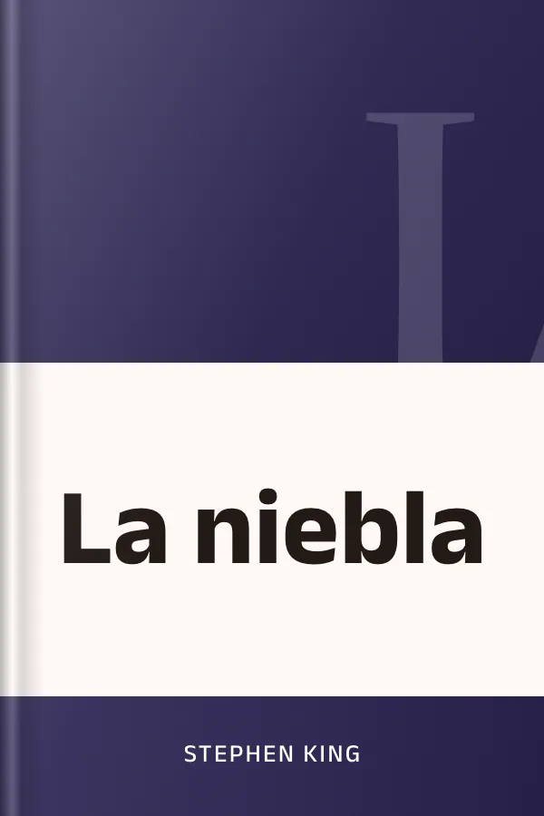 La niebla de Stephen King, portada del libro