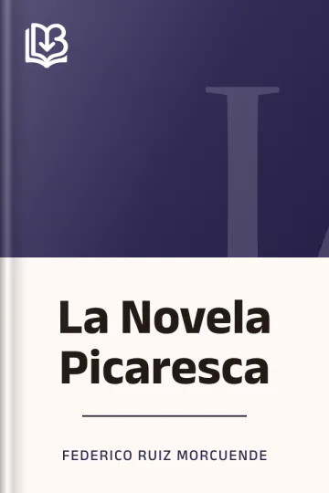 La Novela Picaresca de Federico Ruiz Morcuende, portada del libro