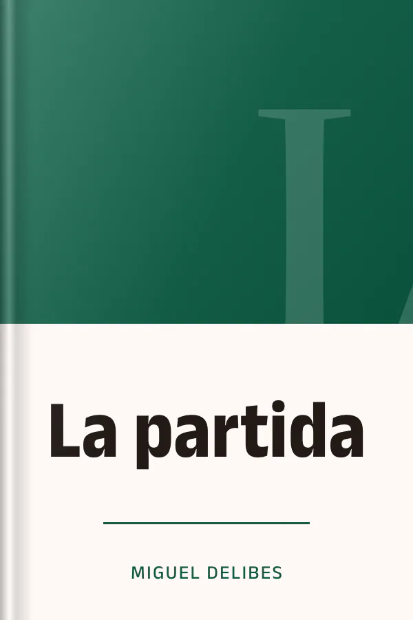 La partida de Miguel Delibes, portada del libro