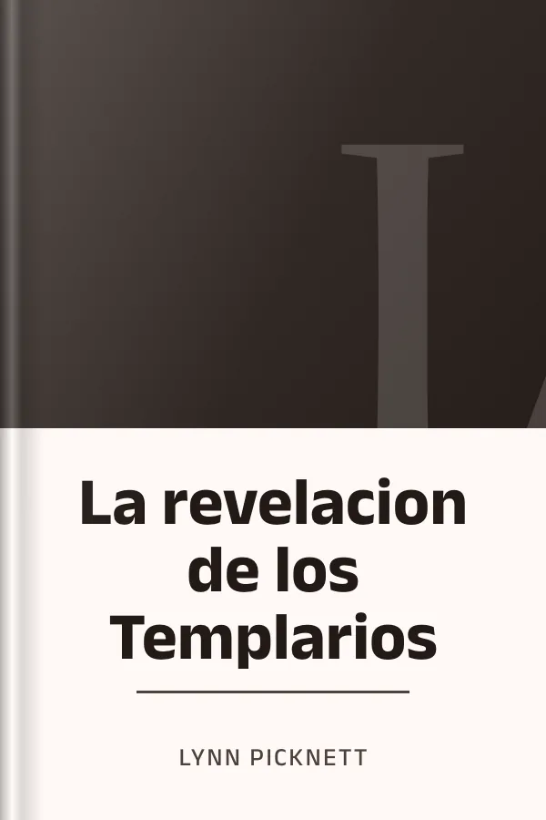 La revelacion de los Templarios de Lynn Picknett, portada del libro