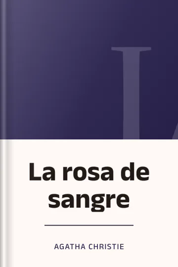 La rosa de sangre de Agatha Christie, portada del libro