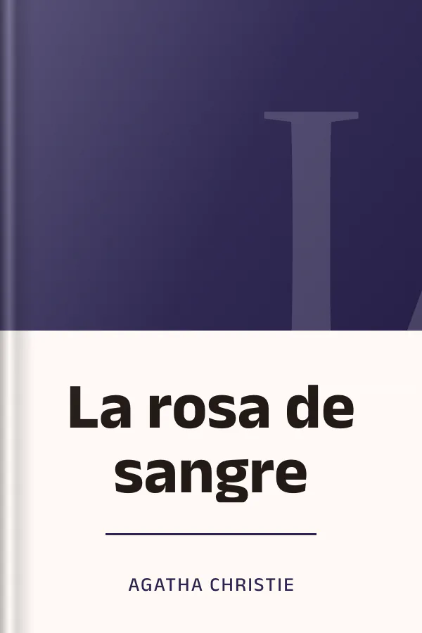 La rosa de sangre de Agatha Christie, portada del libro