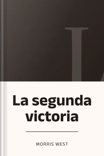 La segunda victoria de Morris West, portada del libro