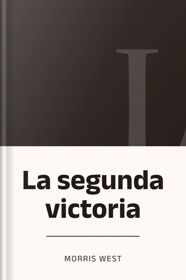 La segunda victoria de Morris West, portada del libro