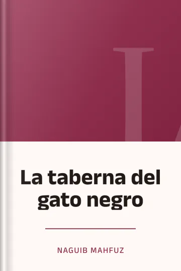La taberna del gato negro de Naguib Mahfuz, portada del libro