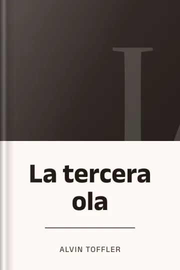 La tercera ola de Alvin Toffler, portada del libro