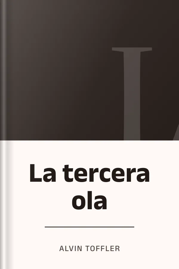 La tercera ola de Alvin Toffler, portada del libro