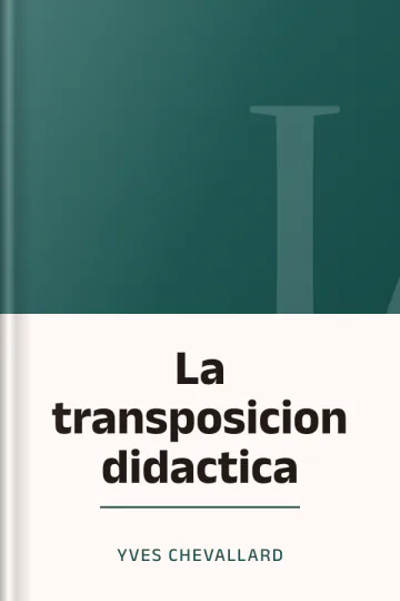 La transposicion didactica de Yves Chevallard, portada del libro