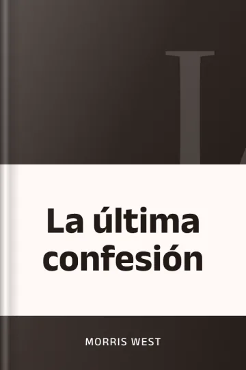 La última confesión de Morris West, portada del libro