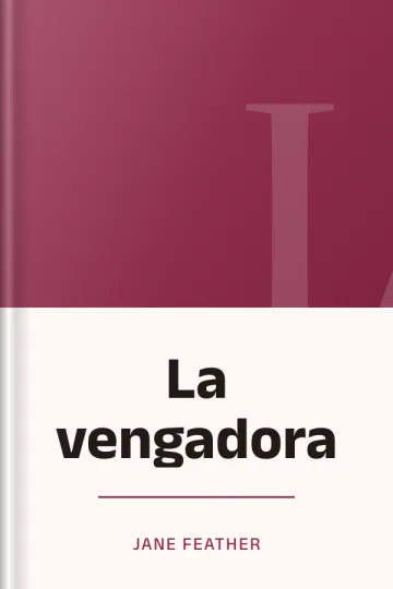 La vengadora de Jane Feather, portada del libro